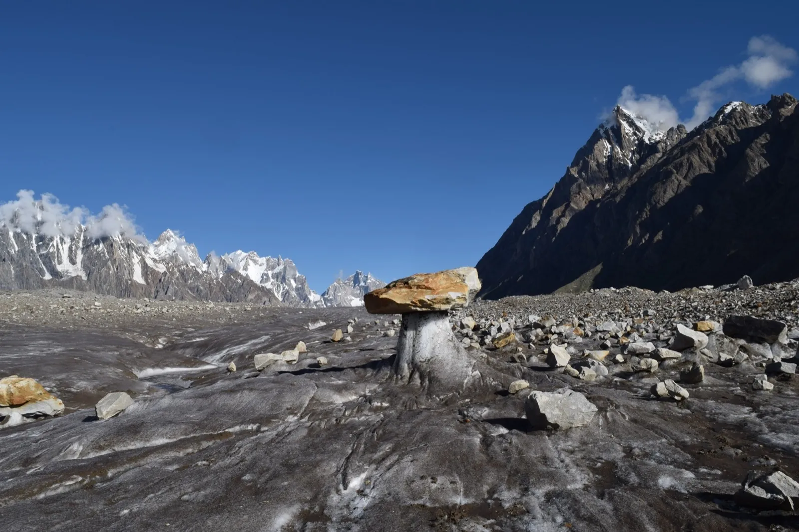 The Biafo Glacier in Gilgit-Baltistan