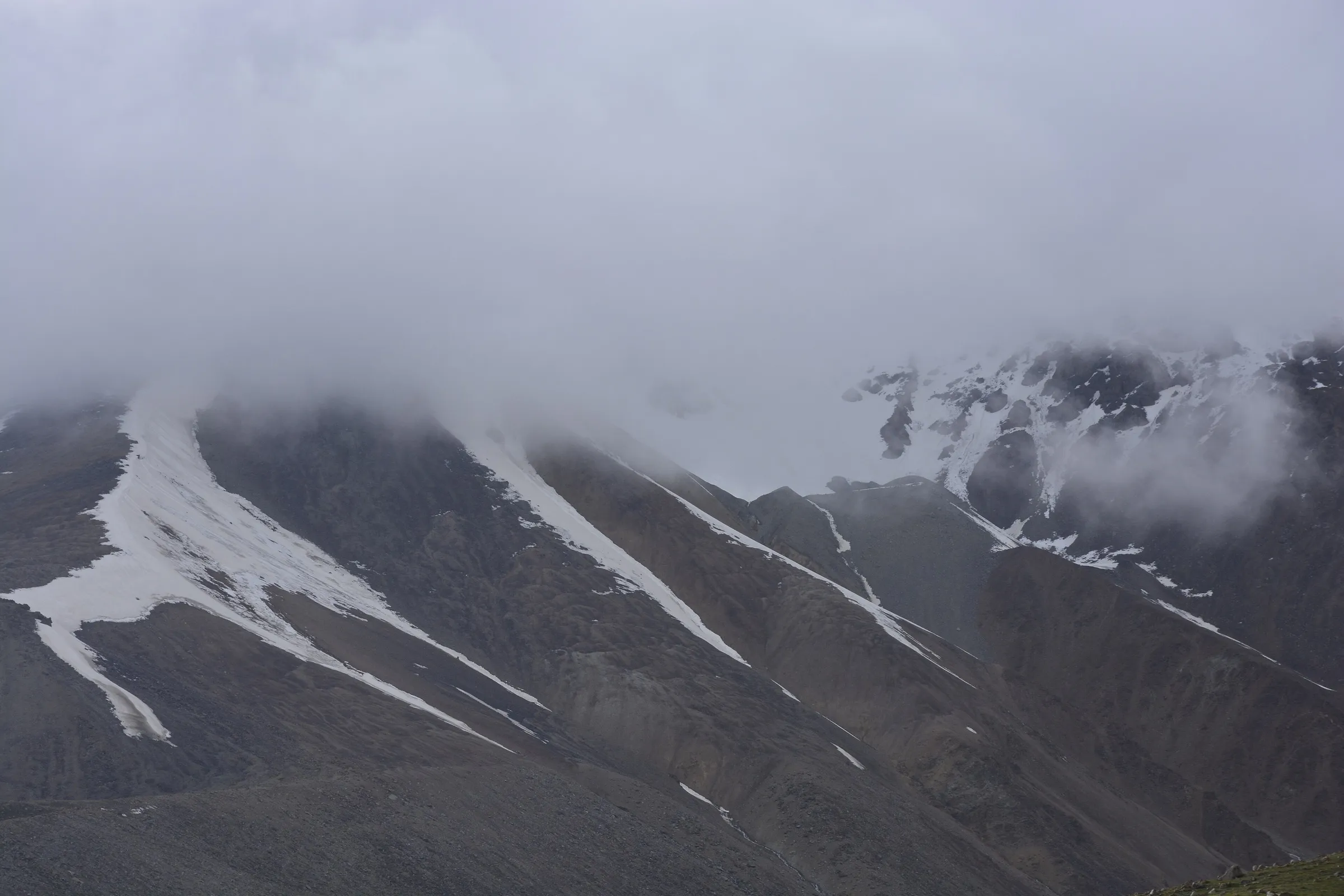 The Khunjerab Pass on the border with China