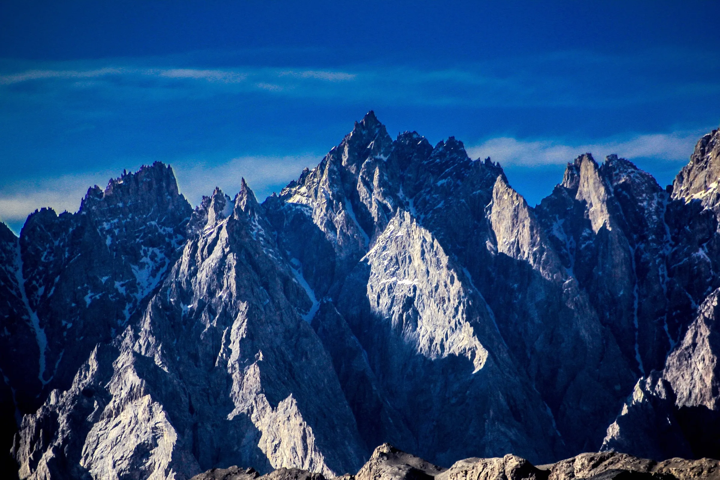 Die Passu Cones am Karakoram Highway