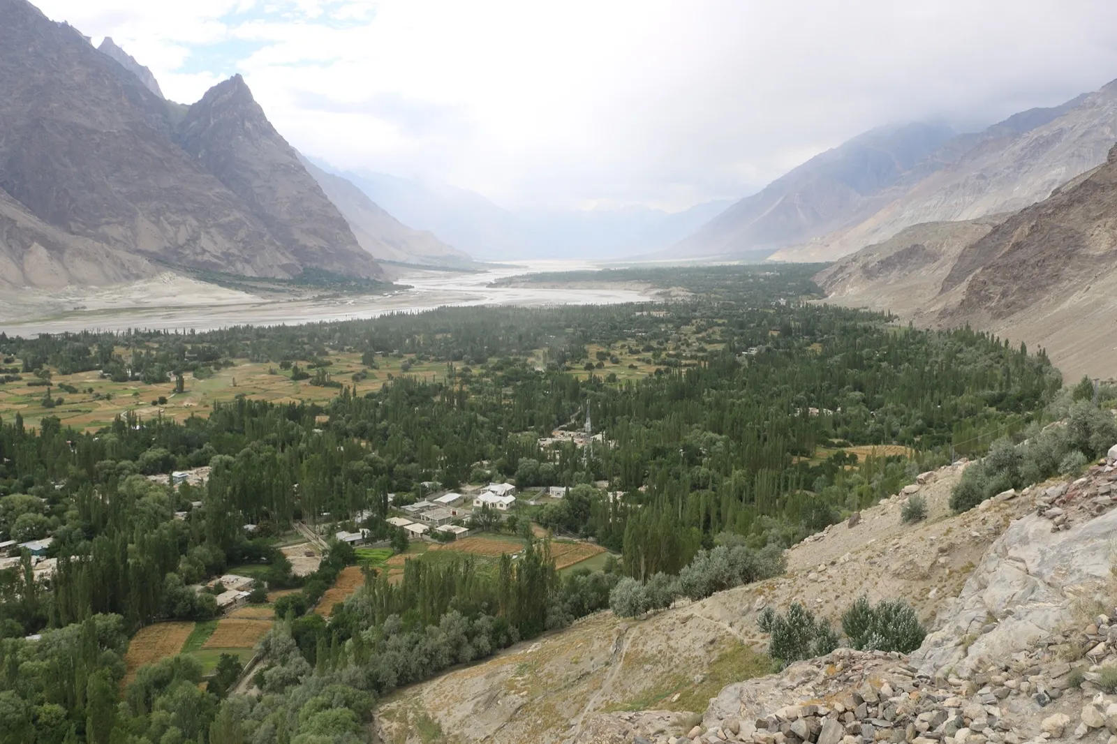 The restored Shigar Fort